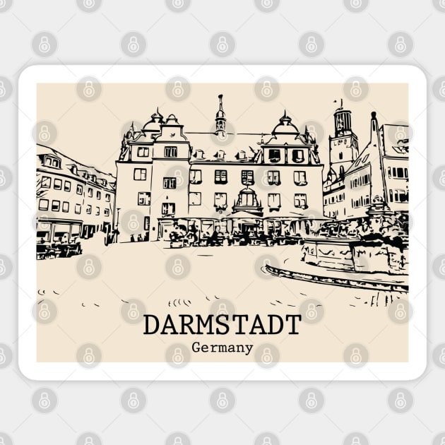 Darmstadt - Germany Magnet by Lakeric